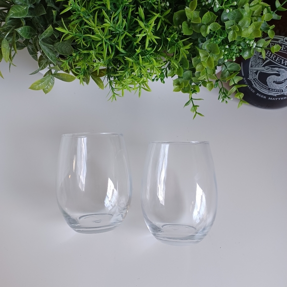 Stemless Wine Glasses Set of Set 6 - Picture 2 of 7